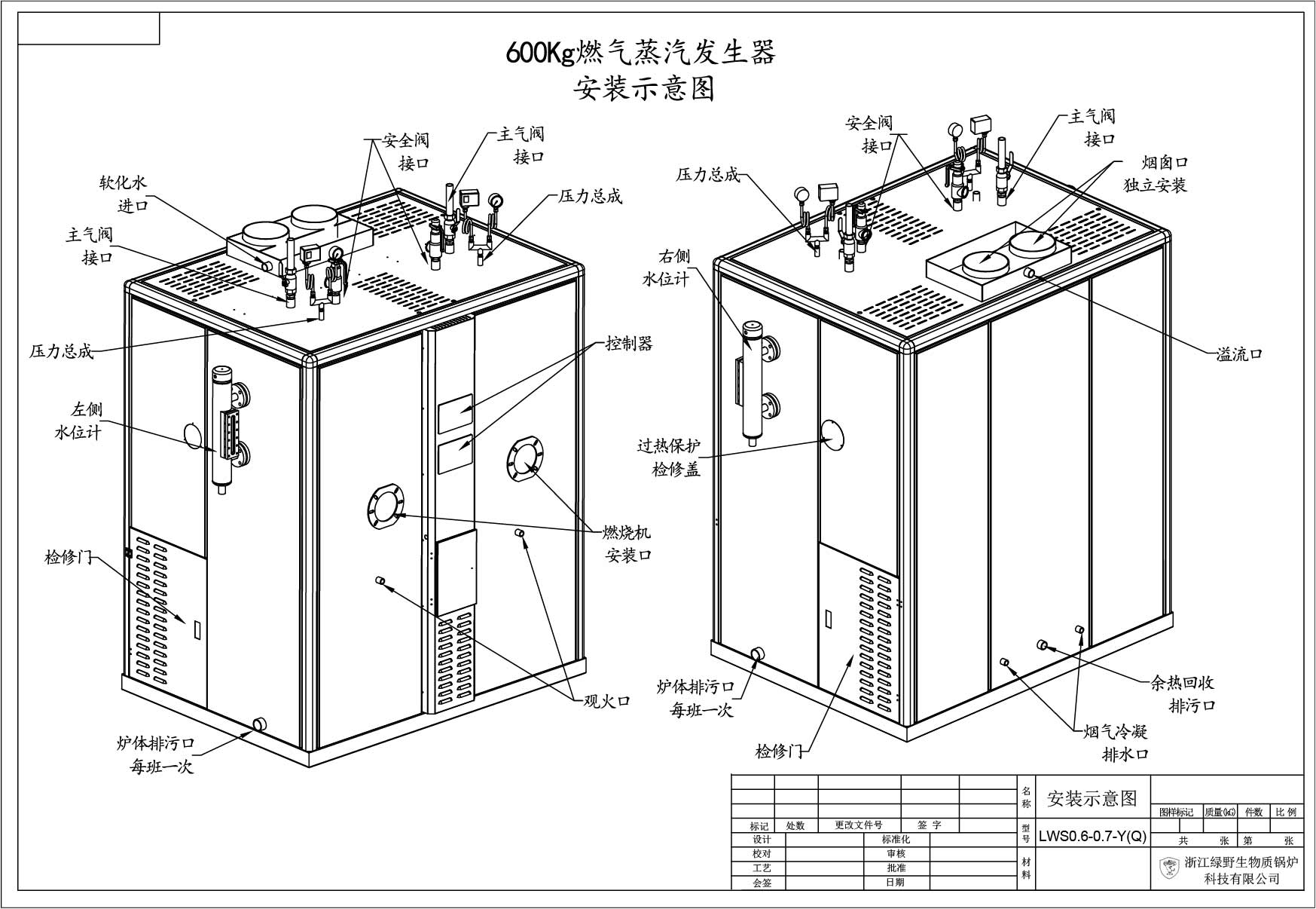 600YQ安裝示意圖